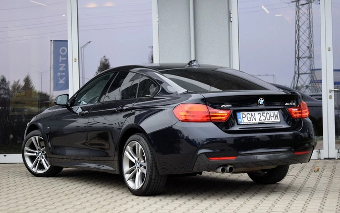 BMW Seria 4 cena 100000 przebieg: 64734, rok produkcji 2014 z Mieszkowice małe 211